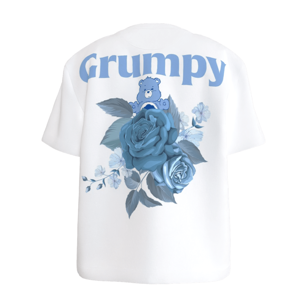 Floral Grumpy Boyfriend Tee - 23point5 Shop