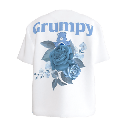 Floral Grumpy Boyfriend Tee - 23point5 Shop