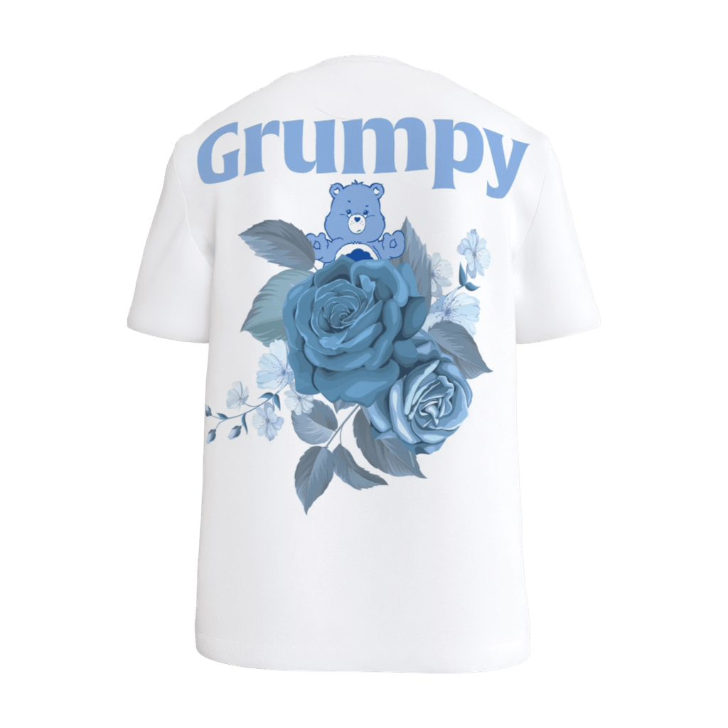 Floral Grumpy T Shirt - 23point5 Shop