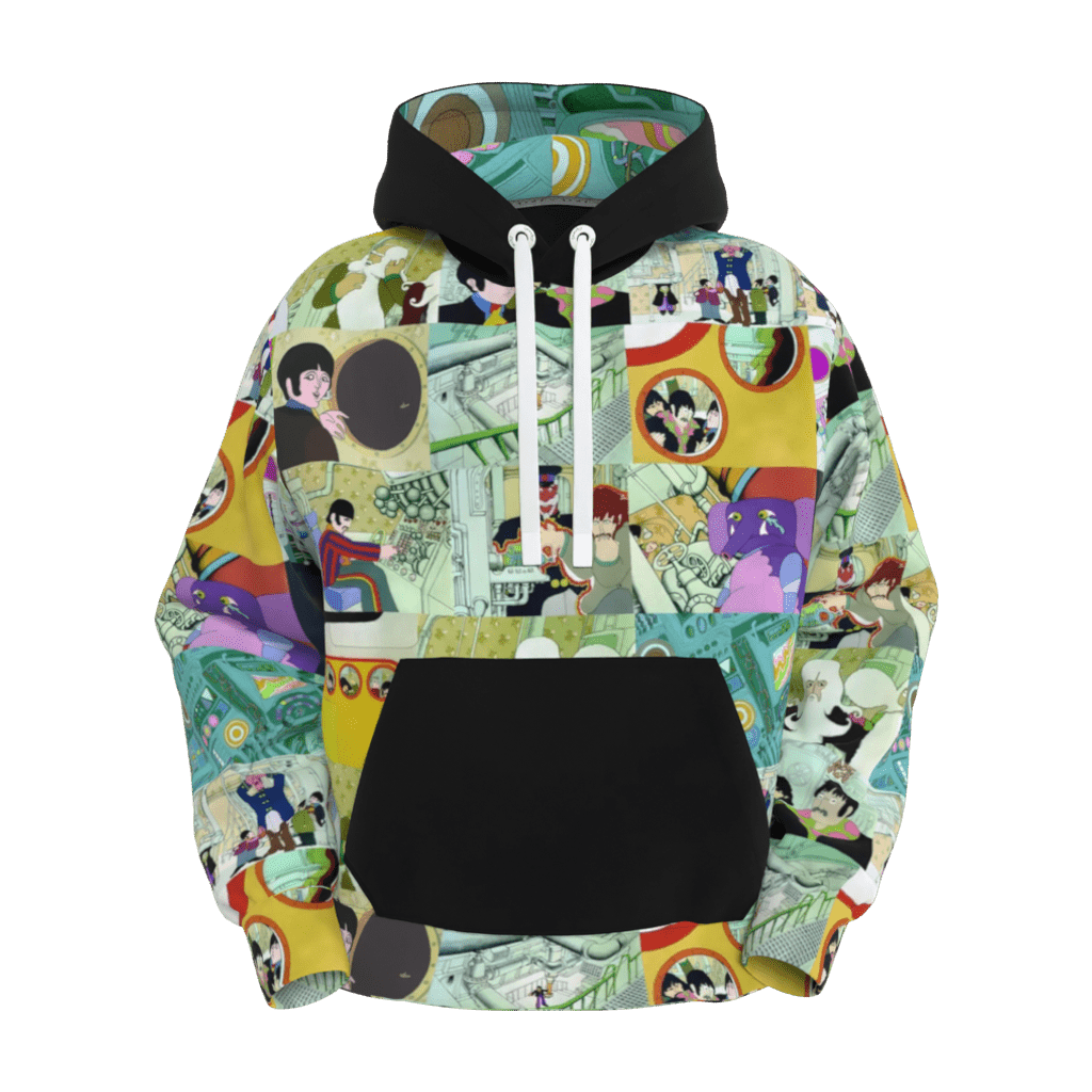 Yellow Sub Panels Hoodie - 23point5 Shop